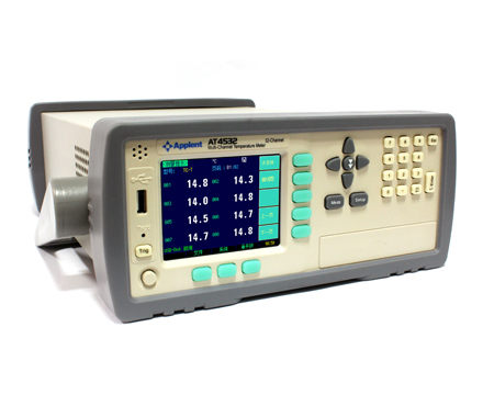 安柏AT4516多路温度测试仪面板展示图