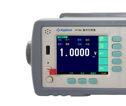 安柏AT186台式万用表显示屏细节图