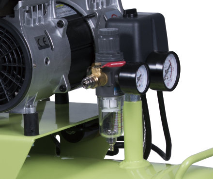 硅莱GA-64静音无油空压机安全阀细节图