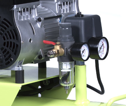 硅莱GA-84静音无油空压机安全阀细节图