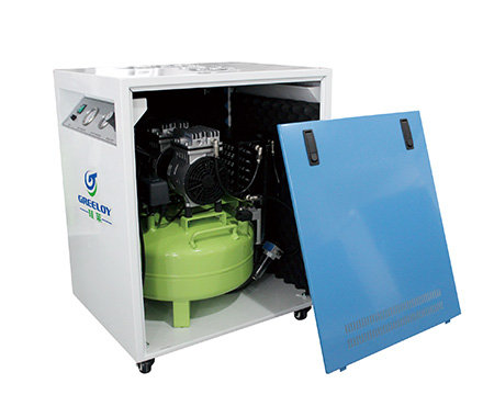 硅莱GA-61X消音箱配GA-61静音无油空压机图