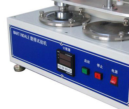 辉达HD-2032马丁代尔耐磨试验机控制面板细节图