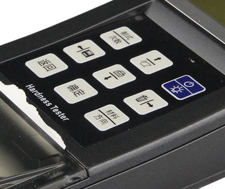 中科普锐PRLH320里氏硬度计按键面板细节图