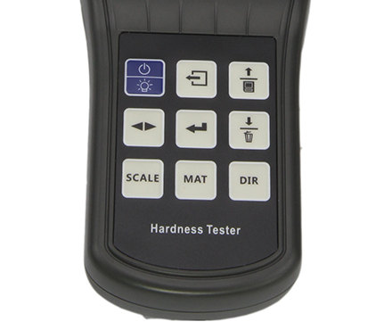 中科普锐PRLH210里氏硬度计控制面板细节图