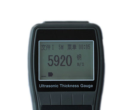 中科普锐PRUT210超声波测厚仪显示屏细节图
