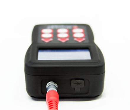 美泰科仪MH600里氏硬度计顶部细节图