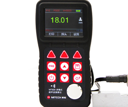 美泰MT600高精密超声波测厚仪正面细节图