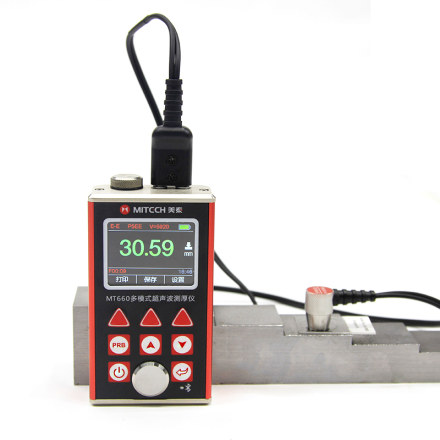美泰MT660高精密超声波测厚仪形象图