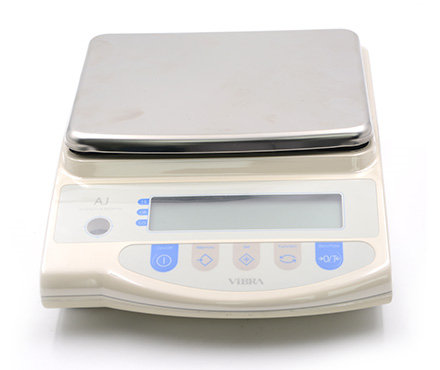 日本Vibra0.01g电子天平AJH-4200E正面细节图