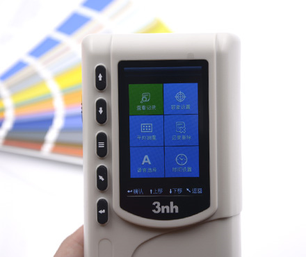 三恩驰/3nh NR10QC 色差仪 4mm孔径操作界面图