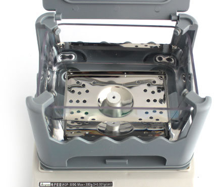 雄发GP-600E固体密度计槽细节图