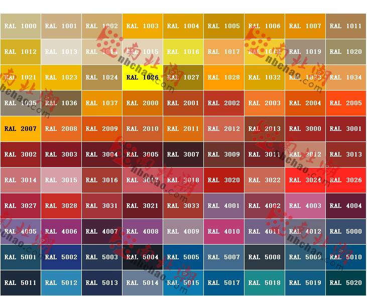 RAL classic series 213 color number query 01