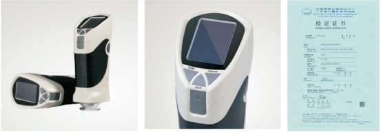 CS-200 Colorimeter Calibration Certificate Diagram