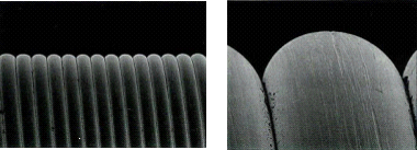 Comparison with traditional stainless steel wire rods 与传统不锈钢线棒对比图