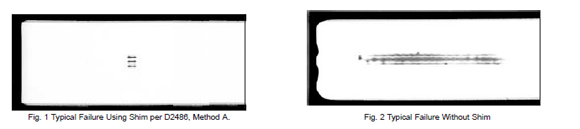 U.S. Leneta P121-10N wear rubber sheet test chart