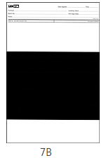 Leneta 7B overlay varnish covering force paper