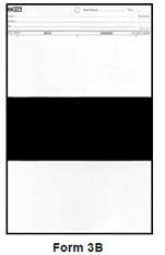 Leneta 3B varnish covering force paper