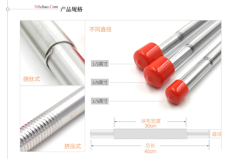 RDS#46 wire rod coater diameter specification RDS#46 grooved rod diameter specification