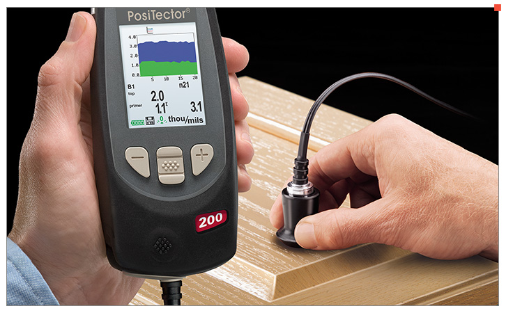 Defelsko Positector 200 Series Ultrasonic Thickness Gauge Advanced Thickness Gauge Actual Shot
