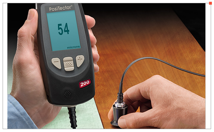 Defelsko Positector 200 Series Ultrasonic Thickness Gauge Standard Thickness Measurement Actual Shot