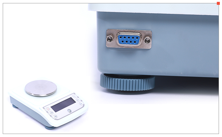 Yueping YP80001 electronic balance back interface diagram