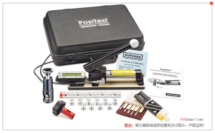 Defelsko PosiTest AT-M 20mm Pull-Off Adhesion Tester Manual Packing List Diagram