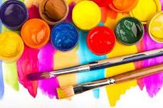 What are the basic components of paint, and what are their functions? Picture 1