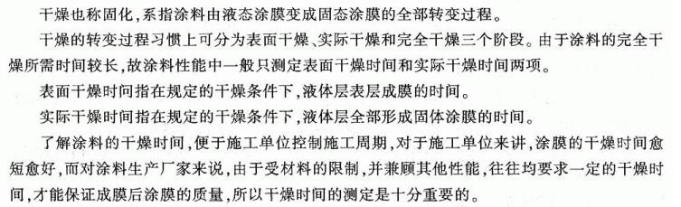 How to measure the drying time of paint film and putty film? With Figure 1