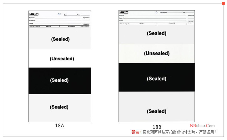 Leneta Form18A/Form18B hiding power test jam