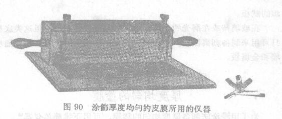 Use a spatula to prepare a coating film with a uniform thickness as shown in Figure 1