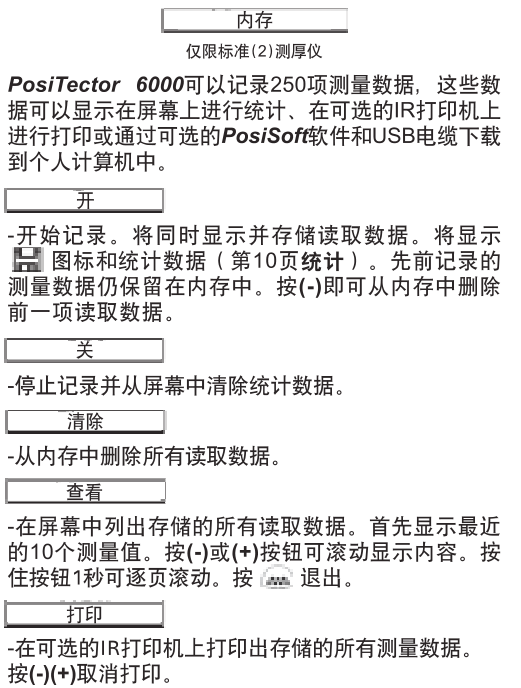 Positector 6000 Standard Coating Thickness Gauge Instructions for Use Detailed Explanation of Figure 10