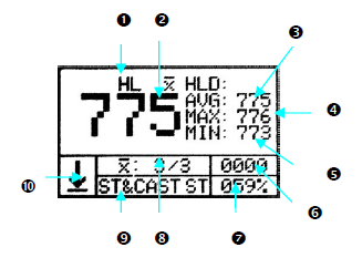 DHT-300D/C/DL Portable Leeb Hardness Tester Display Digital