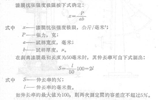 Determination of the resistance strength of the paint film on a dynamometer with Figure 2