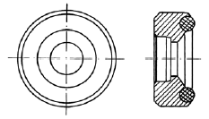 Schematic diagram of the supporting ring of Deguang electronic Leeb Hardness Tester K10‐15/K14.5‐30/HK11‐13