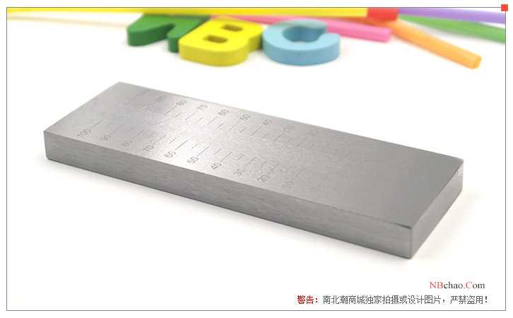 Kexin QXD 0-25/0-50/0-100/0-150 stainless steel Fineness of Grind Gauge side view