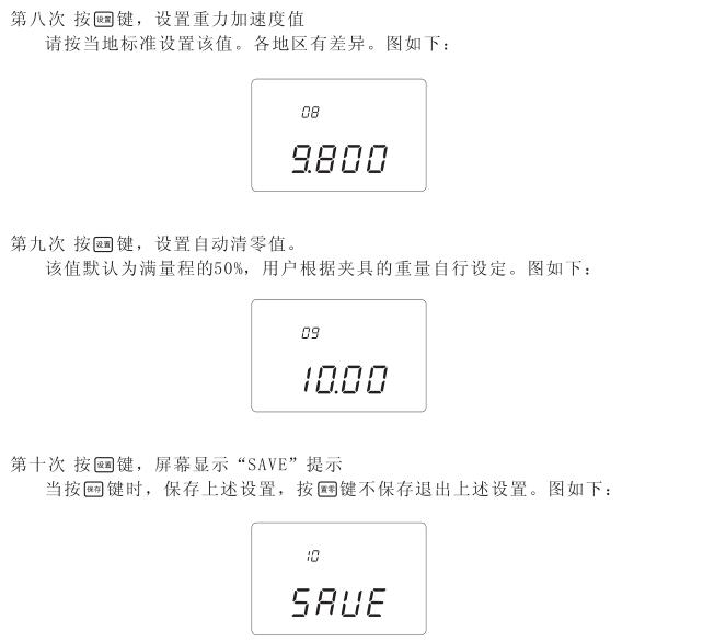Haibao HG digital display push-pull gauge operating instructions with Figure 11
