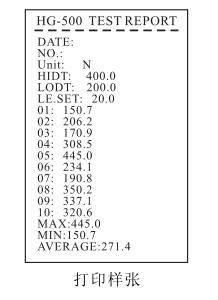 Haibao HG digital display push-pull gauge operating instructions with Figure 13