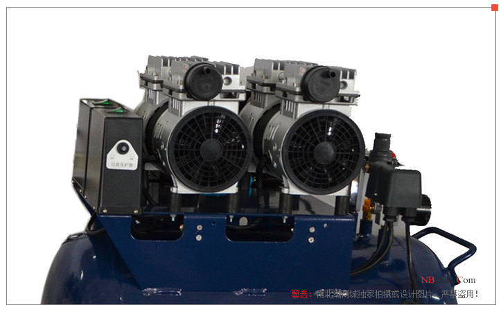 Dasheng DA5002 silent Air Compressor pump head details