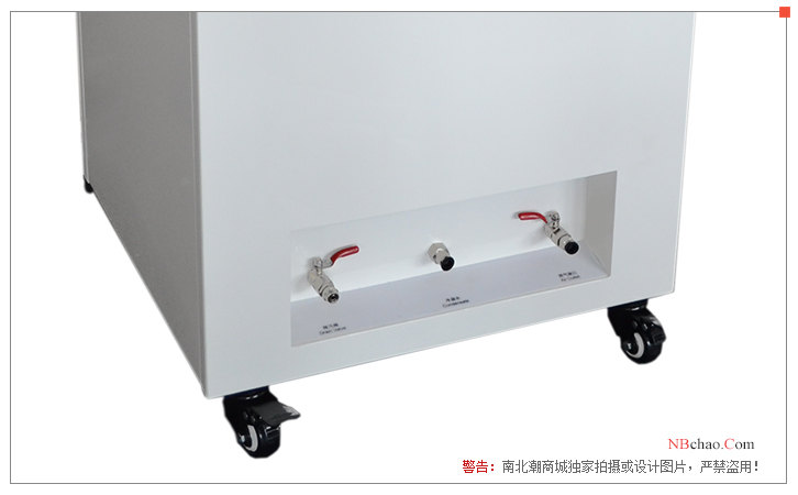 Details of the air outlet and drain valve at the bottom of the silencer box of Dasheng oil-free Air Compressor