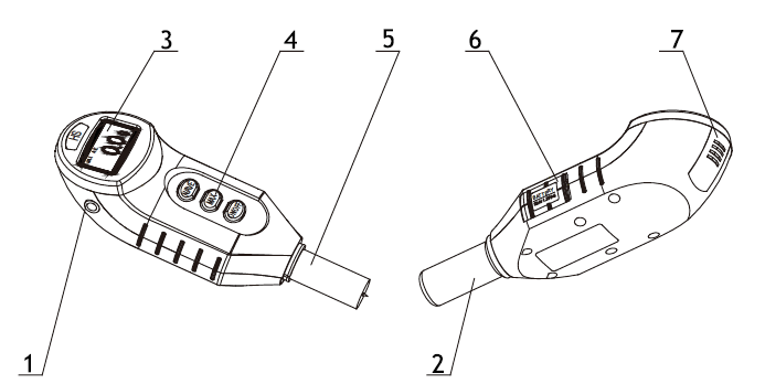 Functional Structure Diagram of HS-D Shore Rubber Hardness Tester