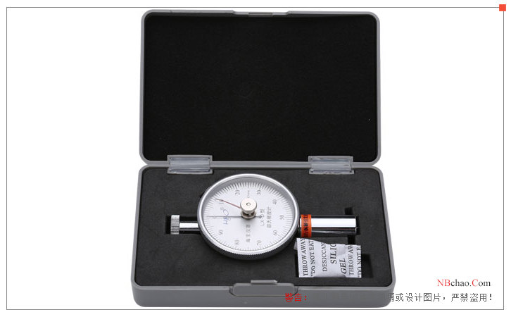 Packaging box diagram of Haibao LX-D-2 Plastic Shore Hardness Tester