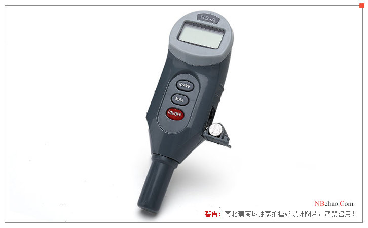 Front View of Haibao HS-A Digital Display Shore Hardness Tester