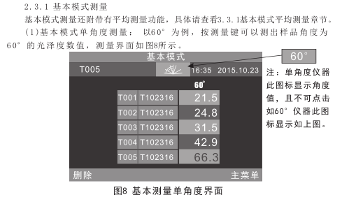 3nh光泽度仪使用说明书（NHG268 NHG60 NHG60M）配图10