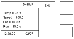 Settings menu