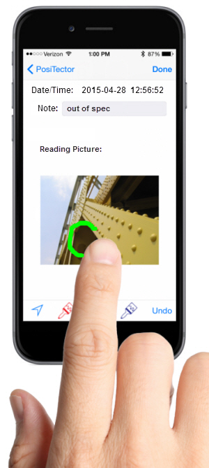 Positector SmartLink Wireless Connector Software Operation Diagram