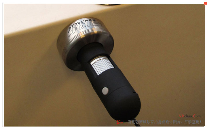 Dutch TQC LD6183 USB microscope holder applied to microscope example