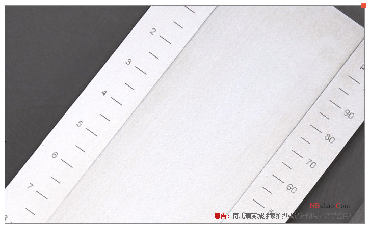 MODERNER ink Fineness of Grind Gauge QXD-100 groove details