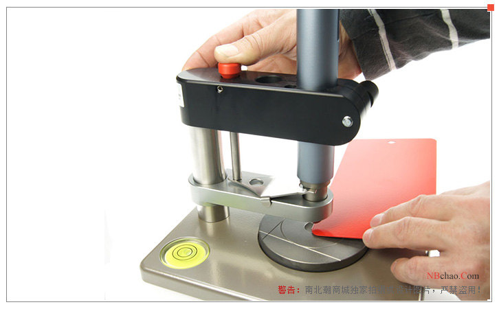 Dutch TQC falling ball impact tester SP1981 test example picture