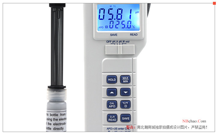 TASI-670A PH pH Meter Operation Panel Diagram