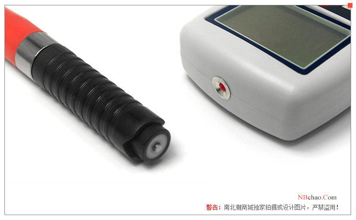 Detail of the AC-110AS Coating Thickness Gauge probe